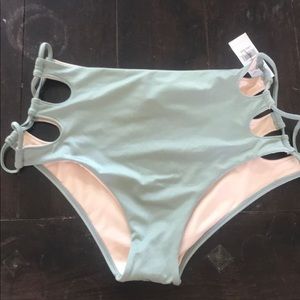 Kendall and Kylie high waist bikini bottoms lg